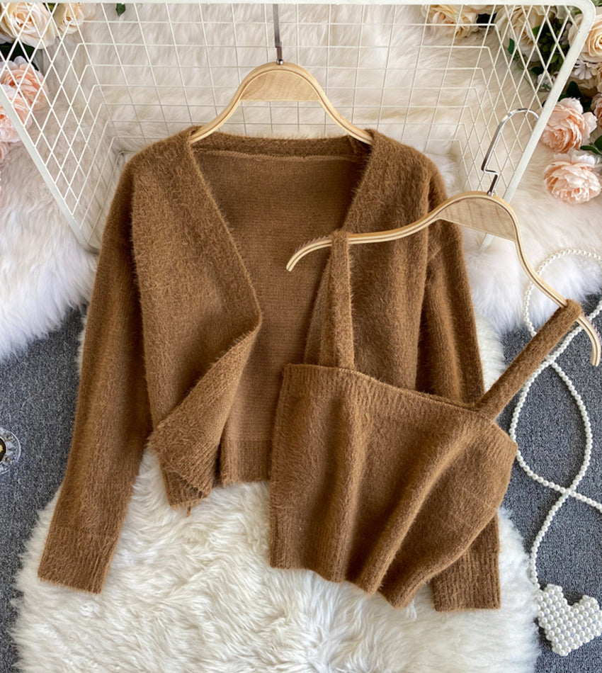 Sweater stylish two pieces sweater  055