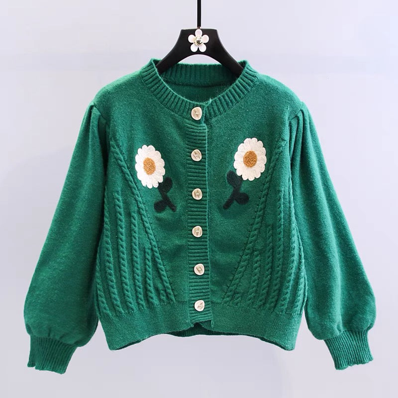 Cute cardigan long sleeve sweater  017
