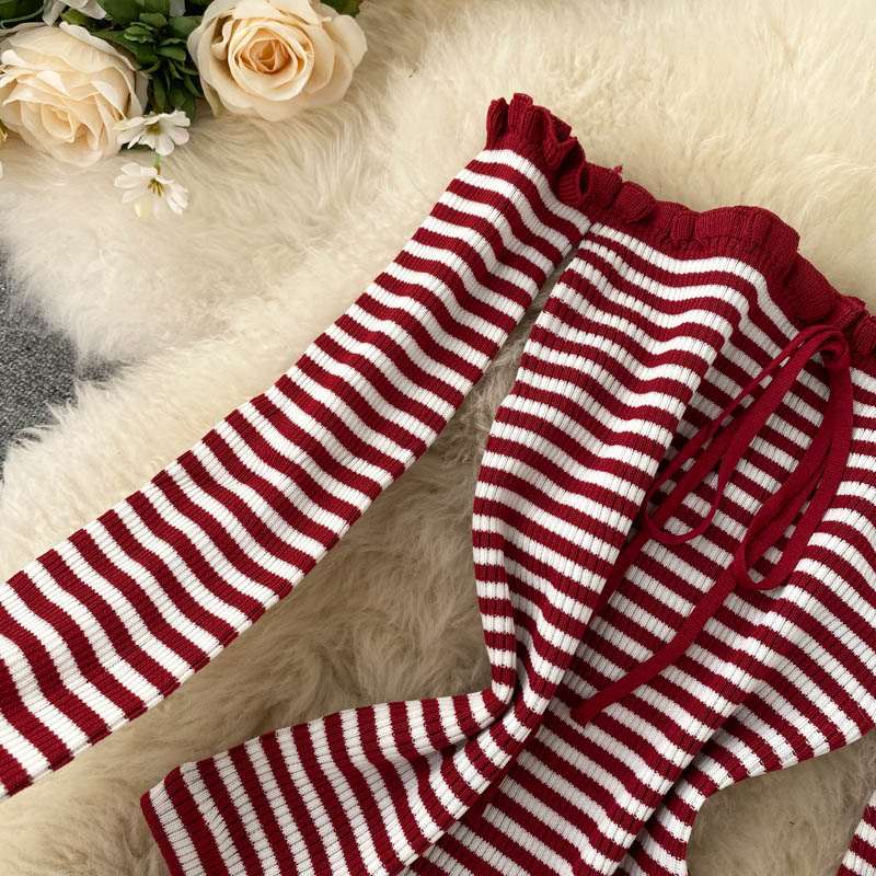 Cute long sleeve off shoulder sweater  025