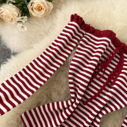 Cute long sleeve off shoulder sweater  025