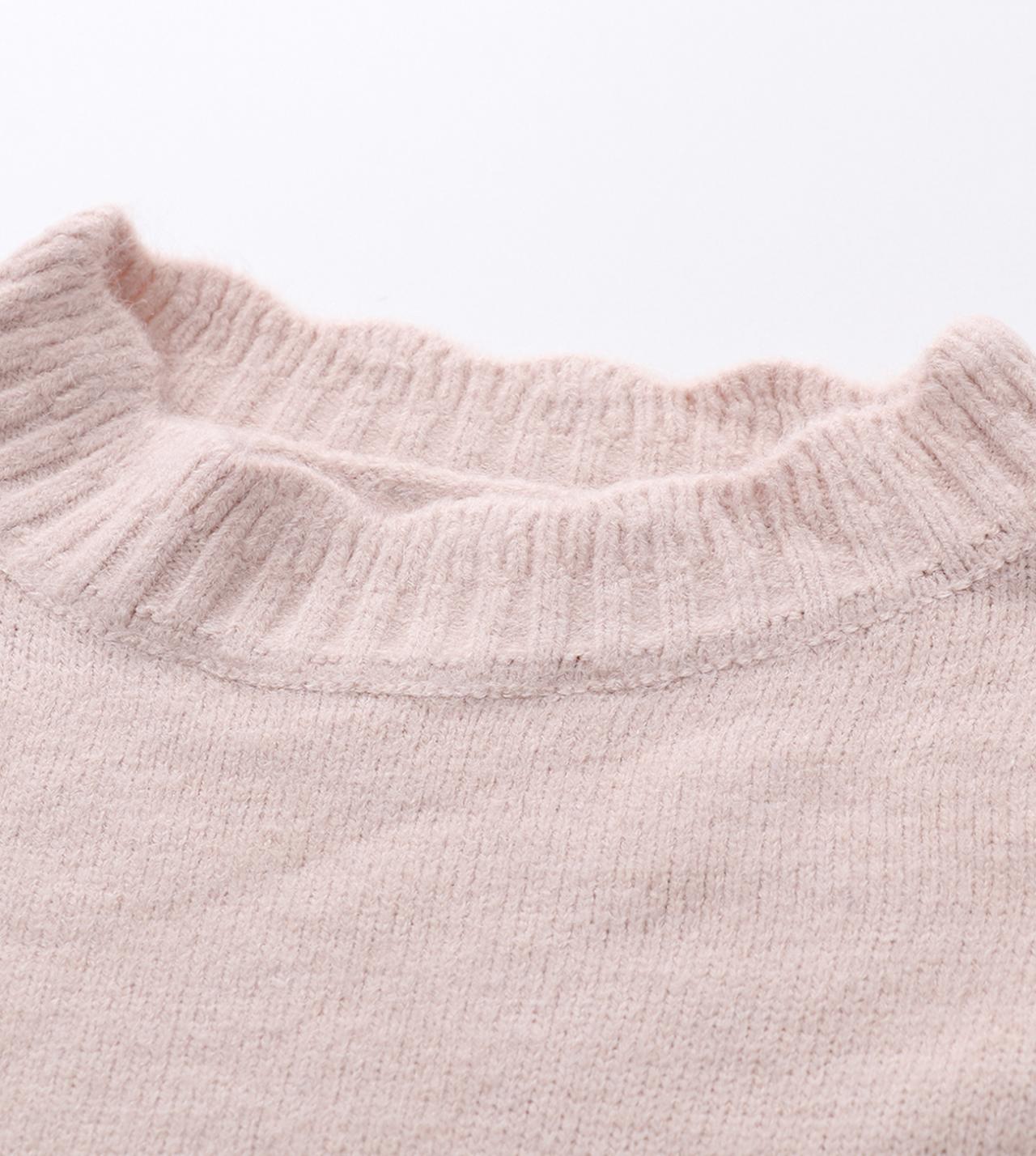 Simple round neck sweater long sleeve sweater  043