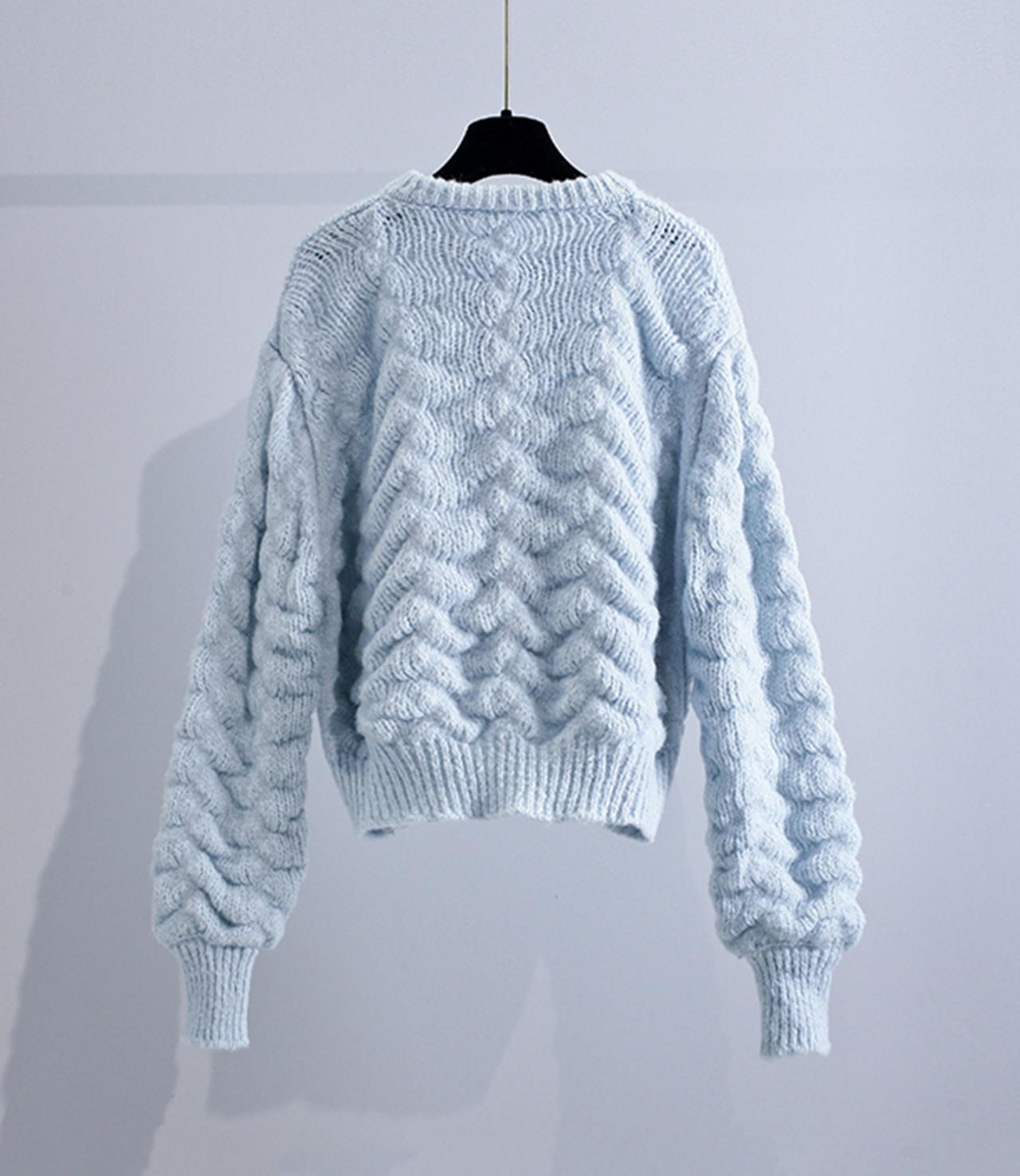 Lovely flowers long sleeve cardigan sweater  027