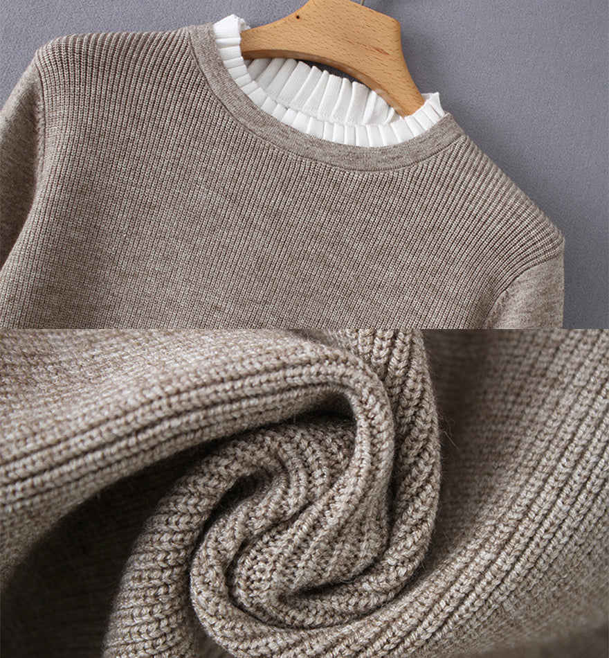 Sweater simple long sleeve sweater  065