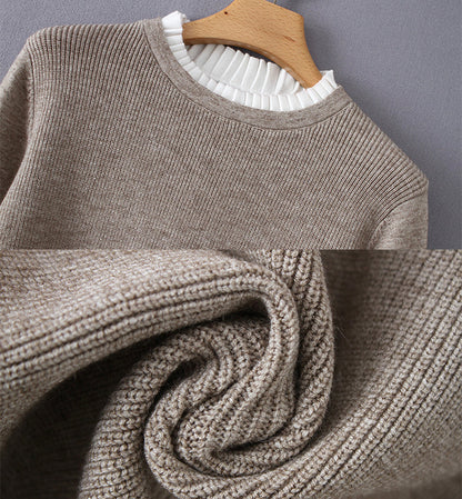 Sweater simple long sleeve sweater  065