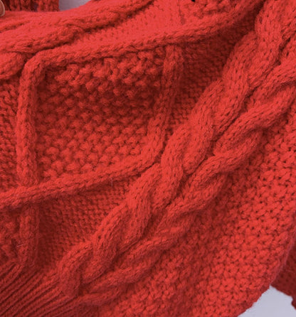 Cute cardigan lace long sleeve sweater  015