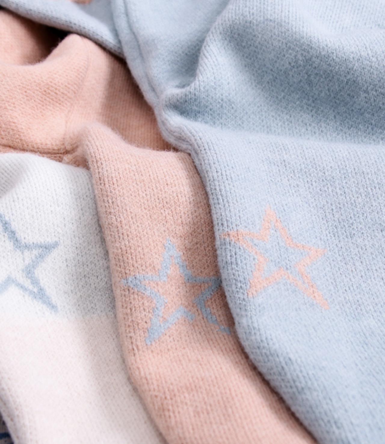 Cute star moon long sleeve sweater  032