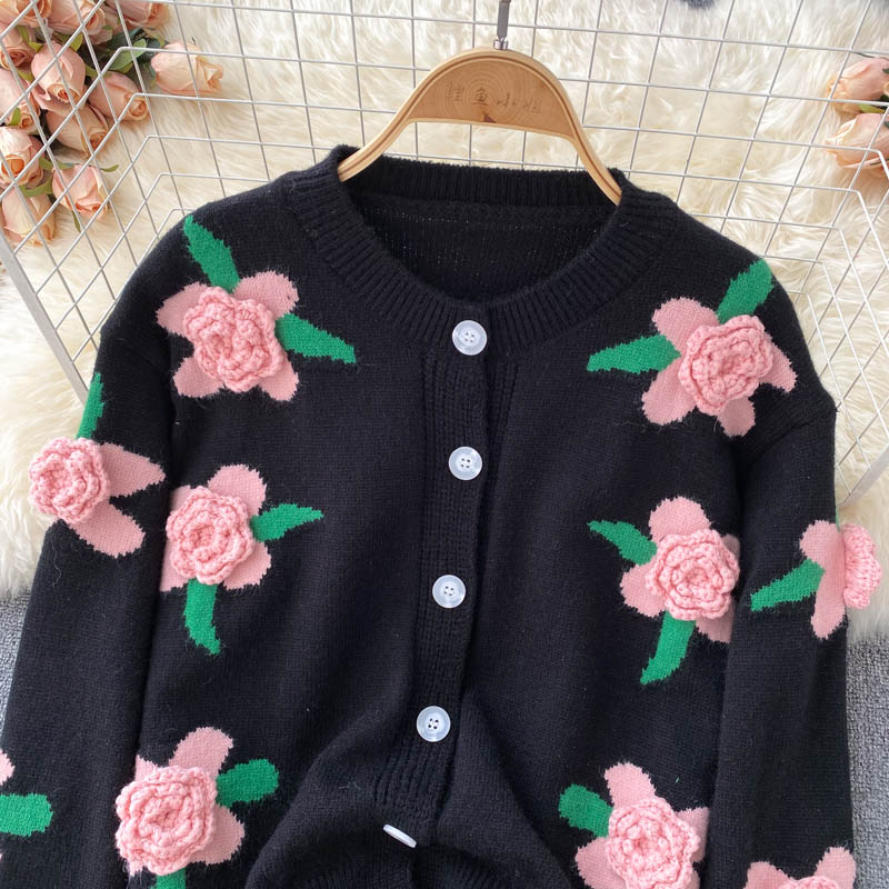 Cute Cardigan Long Sleeve Sweater 003