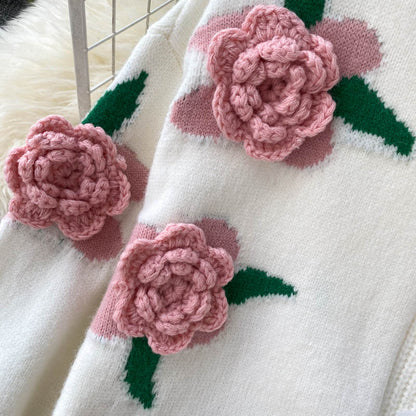 Cute Cardigan Long Sleeve Sweater 003