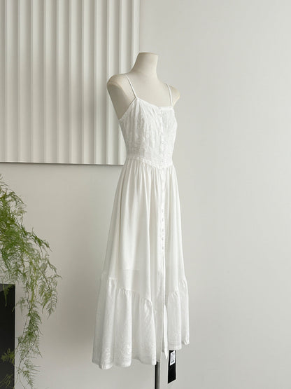 Sexy A line Spaghetti Straps Floral Summer Dress Holiday Party Outfits For Women DP0081