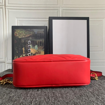 GUCCI Marmont small matelasse shoulder bag