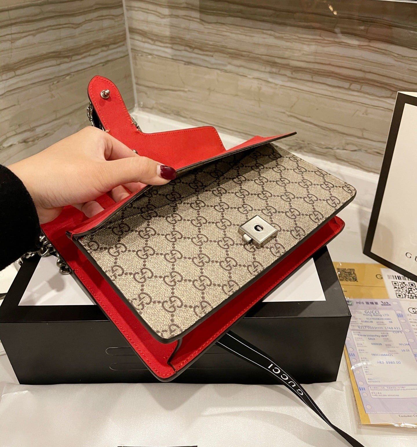 GUCCI DIONYSUS GG SMALL SHOULDER BAG