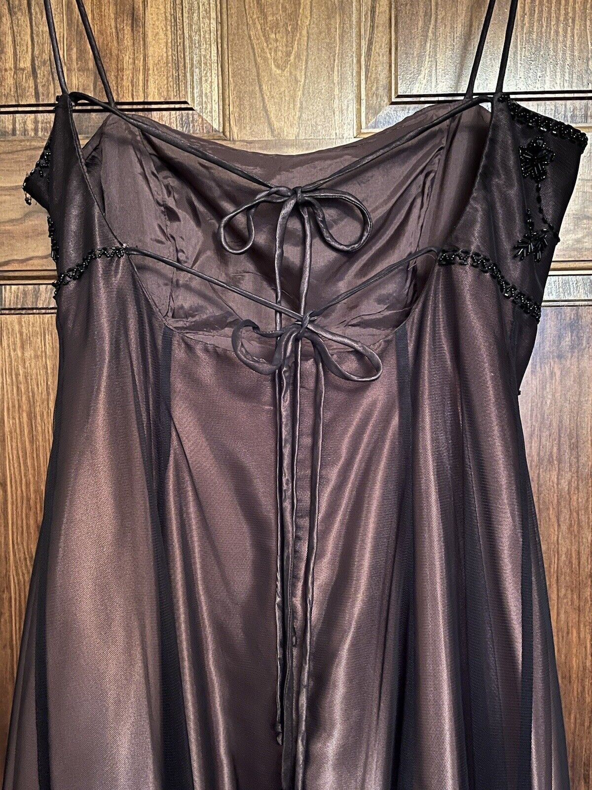 Pink Brown Vintage Exquisite Beaded Spaghetti Strap Long Tulle Elegant Ball Gown Evening Dress Party Dress Prom Dress gh3153
