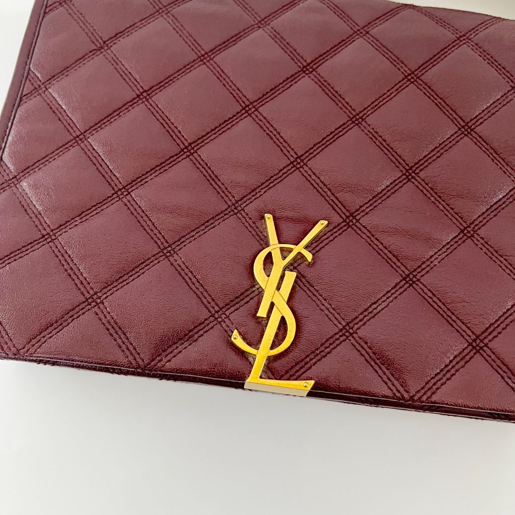 Saint Laurent Becky Shoulder Bag Quilted Leather