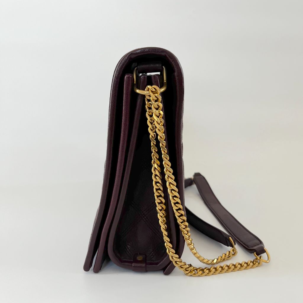 Saint Laurent Becky Shoulder Bag Quilted Leather