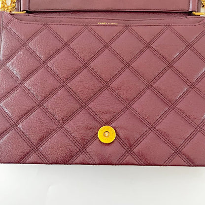 Saint Laurent Becky Shoulder Bag Quilted Leather