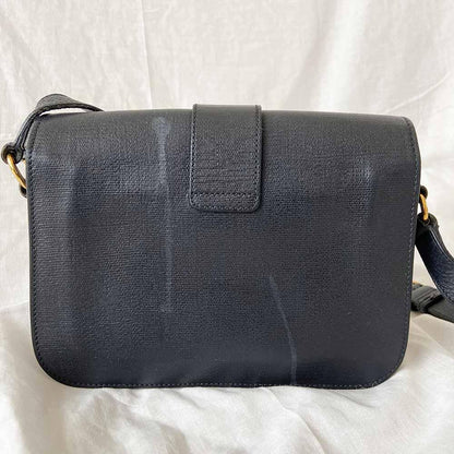 Saint Laurent Black Leather Medium Chyc Flap Bag