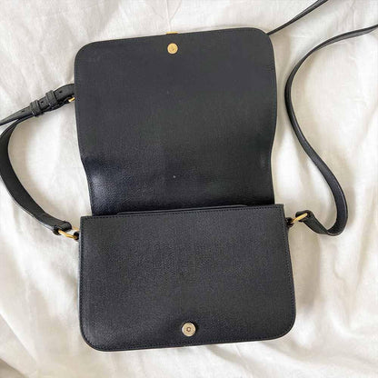 Saint Laurent Black Leather Medium Chyc Flap Bag