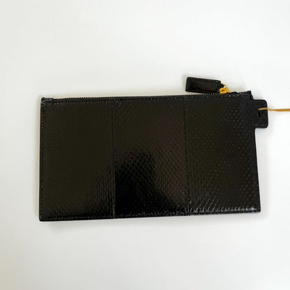 Saint Laurent Black Python Pouch
