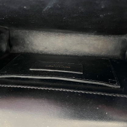 Saint Laurent black suede small Kate bag
