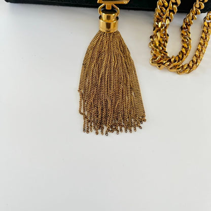 Saint Laurent black suede small Kate bag