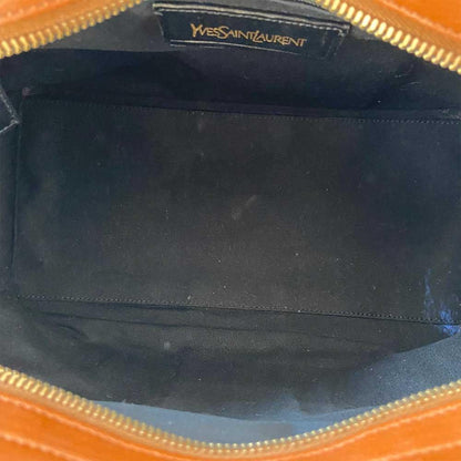 Saint Laurent Brown Leather Small Cabas Chyc Tote