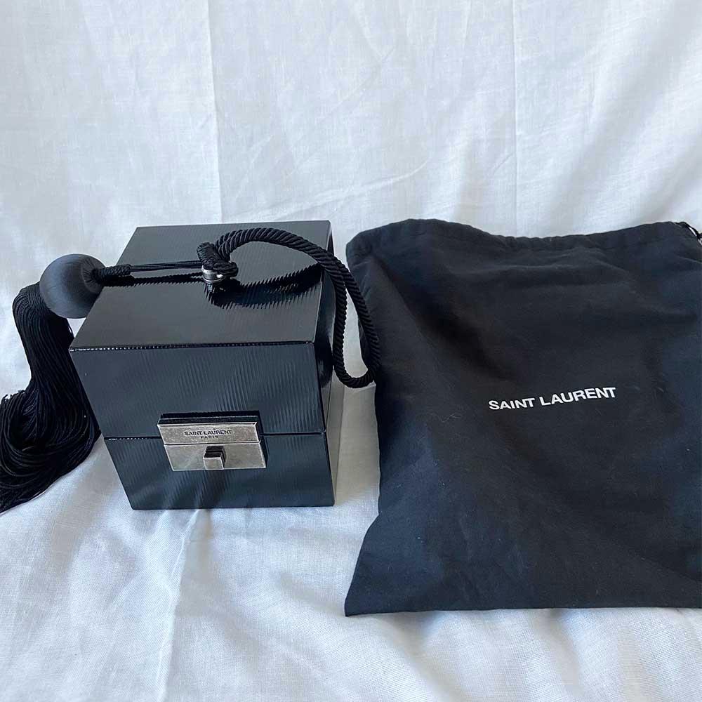 Saint Laurent Jerry Cube Box Clutch