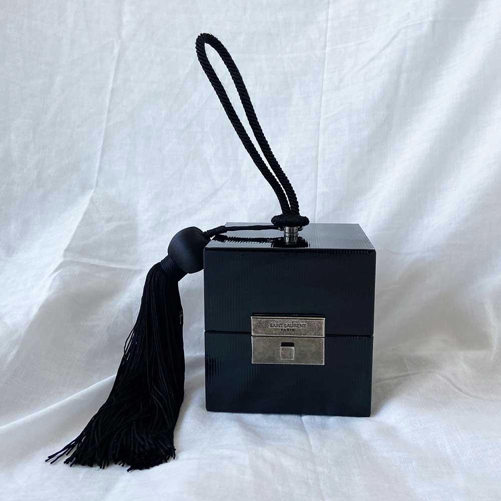 Saint Laurent Jerry Cube Box Clutch