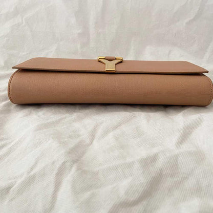 Saint Laurent nude Y flap clutch