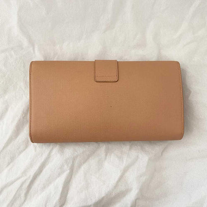 Saint Laurent nude Y flap clutch