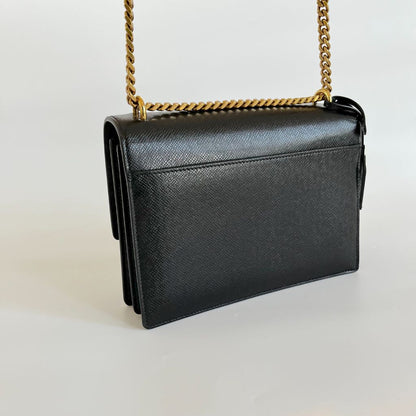 Saint Laurent Sunset Crossbody Leather Bag
