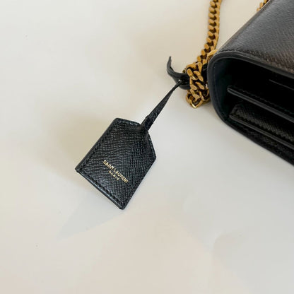 Saint Laurent Sunset Crossbody Leather Bag