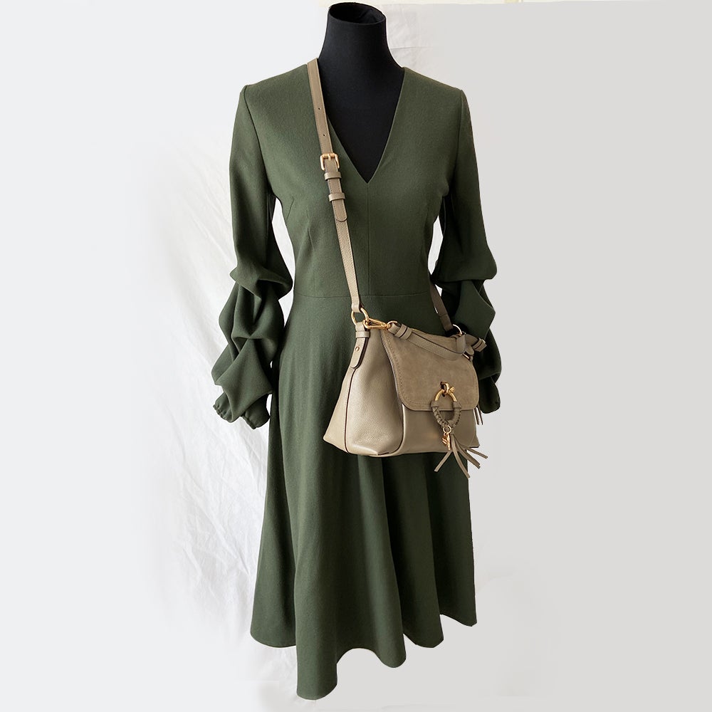 See by Chloé Joan Shoulder Motty Grey Bag