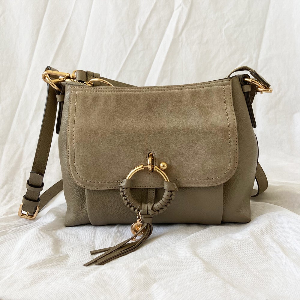 See by Chloé Joan Shoulder Motty Grey Bag