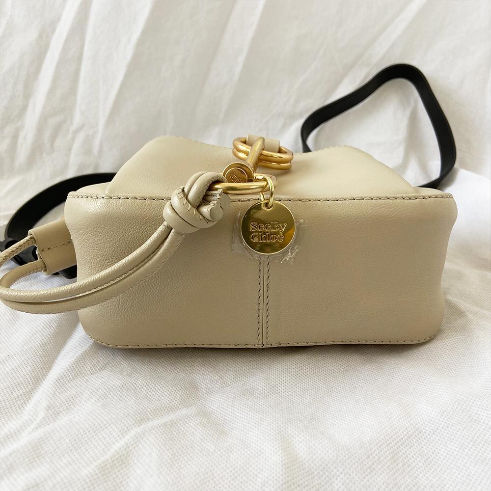 See by Chloé Tony beige camera bag