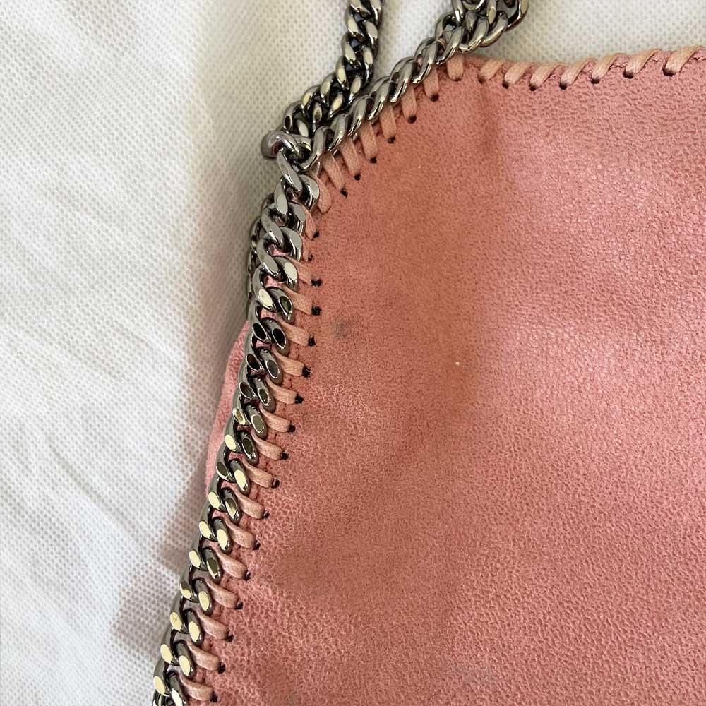 Stella McCartney Pink Faux Leather Mini Falabella Tote
