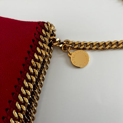 Stella McCartney Red Falabella Small Red Flap Bag