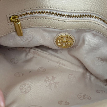 Tory Burch Beige Crossbody Flap Bag