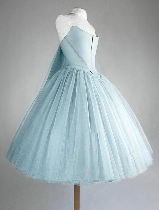 Light green fashion elegant long tulle cute homecoming dress prom dress evening dress party dress gh3373