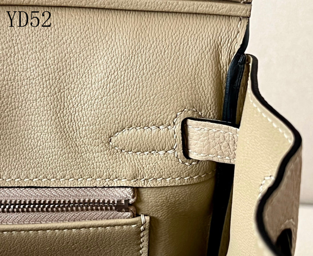 H BIRKIN 25 TOGO BEIGE SILVER HARDWARE 25CM