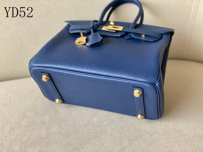 H BIRKIN 25 TOGO NAVY BLUE  GOLD HARDWARE 25CM