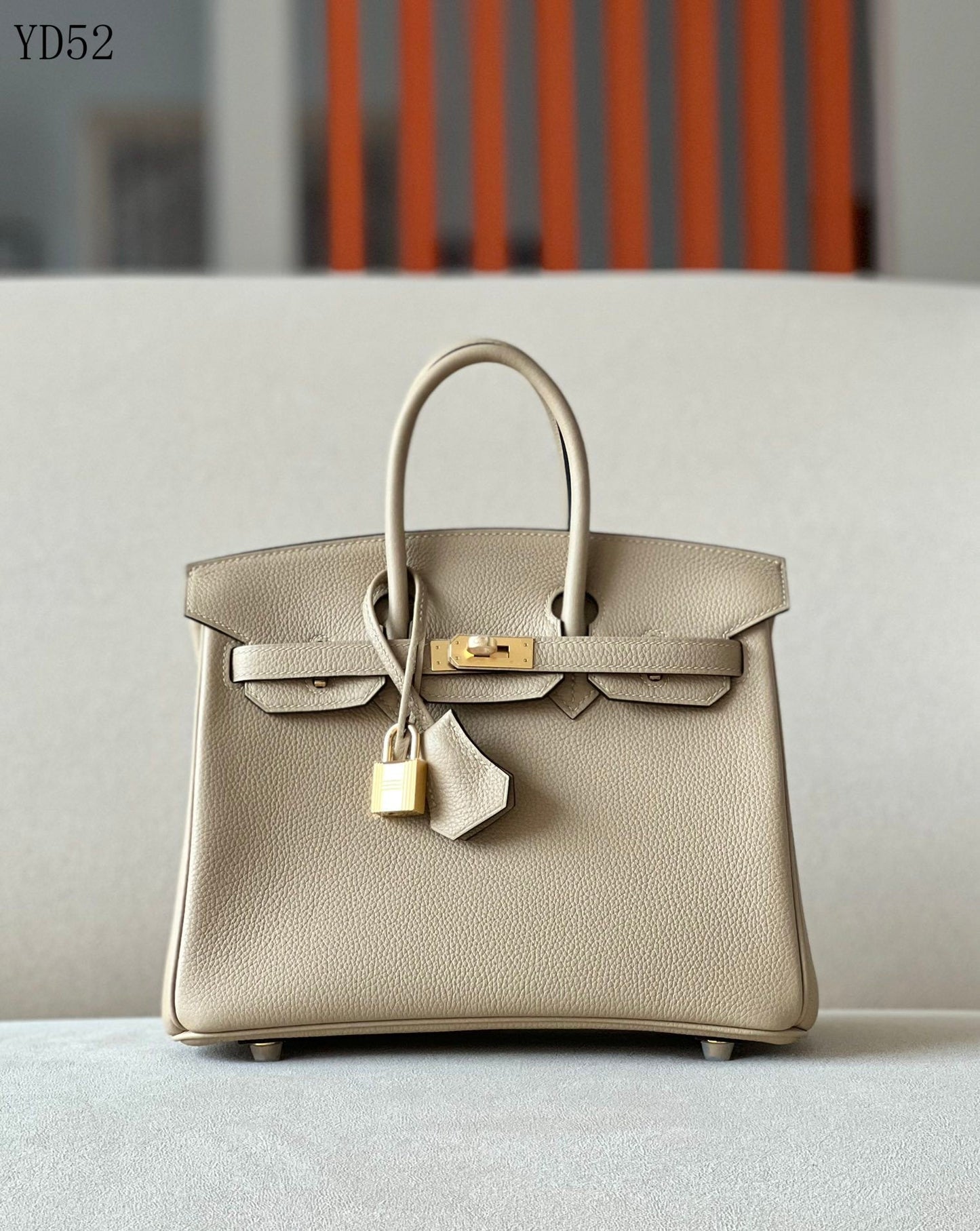 H BIRKIN 25 TOGO BEIGE  GOLD HARDWARE 25CM