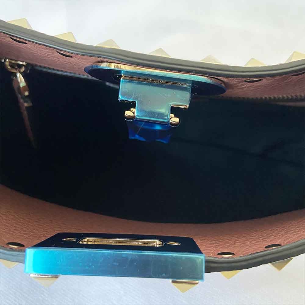 Valentino dusty pink rockstud shoulder bag