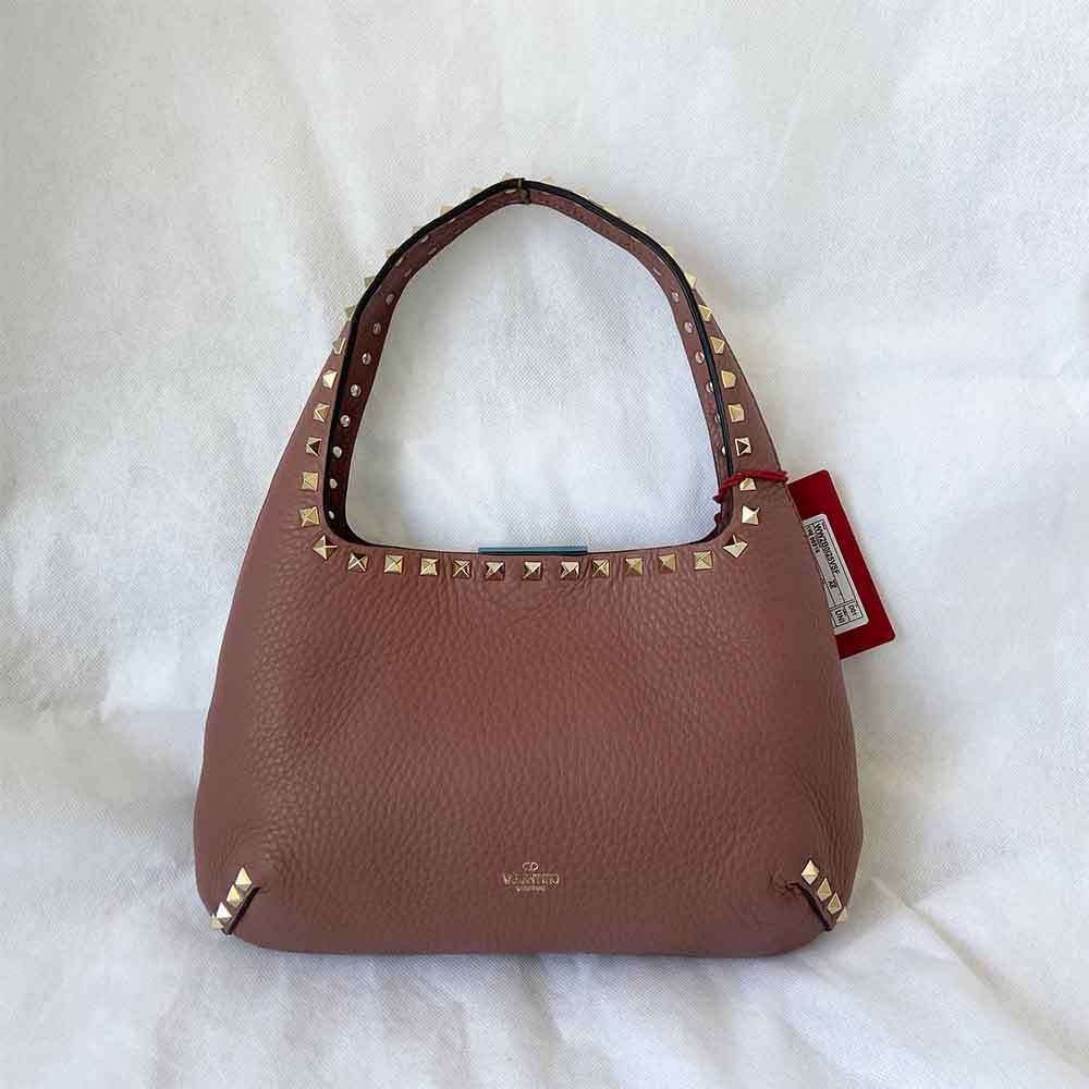 Valentino dusty pink rockstud shoulder bag