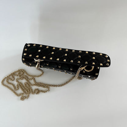 Valentino Garavani Rockstud Spike Foldover Top Shoulder Bag