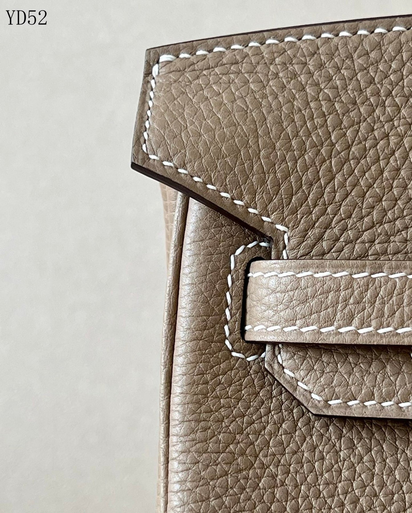 H BIRKIN 25 TOGO ETOUPE  GOLD HARDWARE 25CM