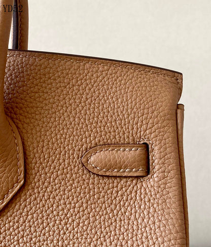 H BIRKIN 25 TOGO GOLD BROWN  GOLD HARDWARE 25CM