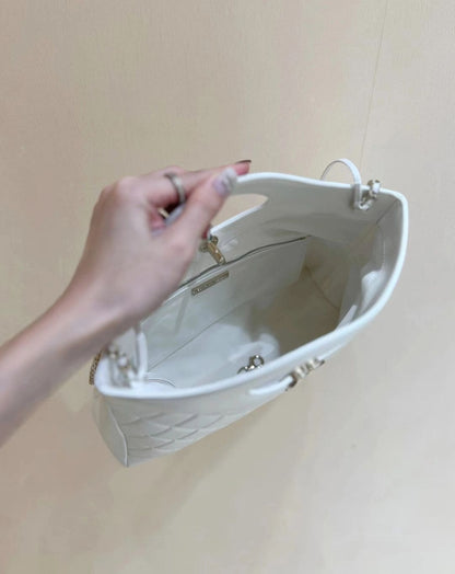 Chanel  Shiny Lambskin Quilted Small 31 Shopping Bag