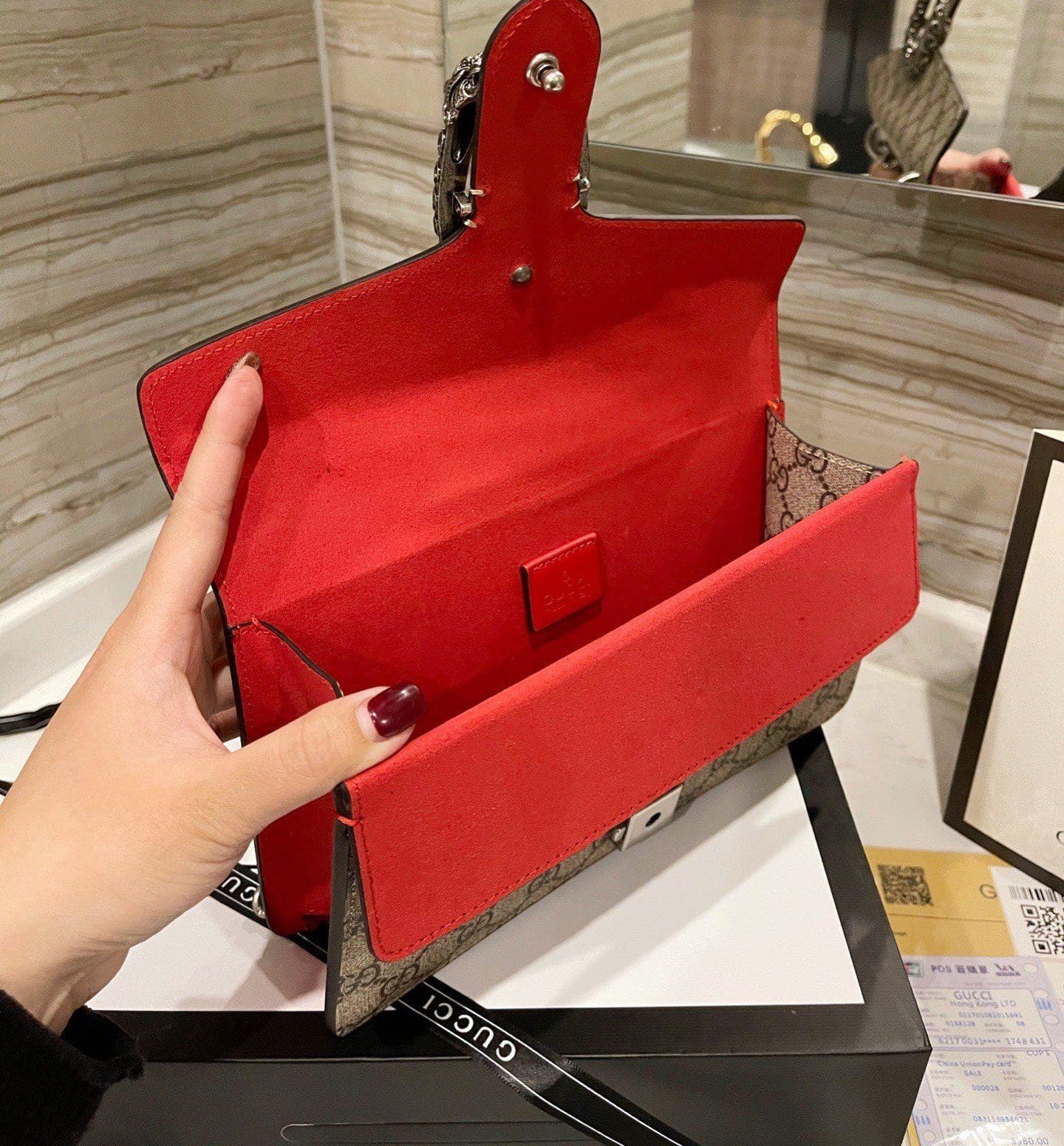 GUCCI DIONYSUS GG SMALL SHOULDER BAG