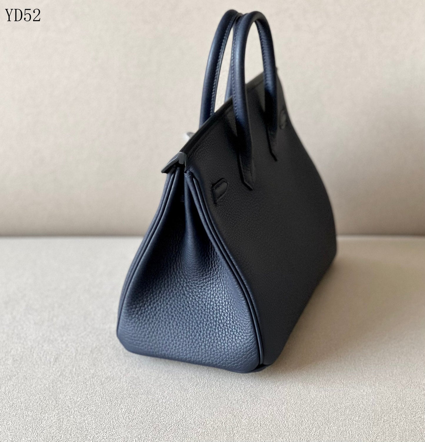 H BIRKIN 25 TOGO DARK BLUE  SILVER HARDWARE 25CM