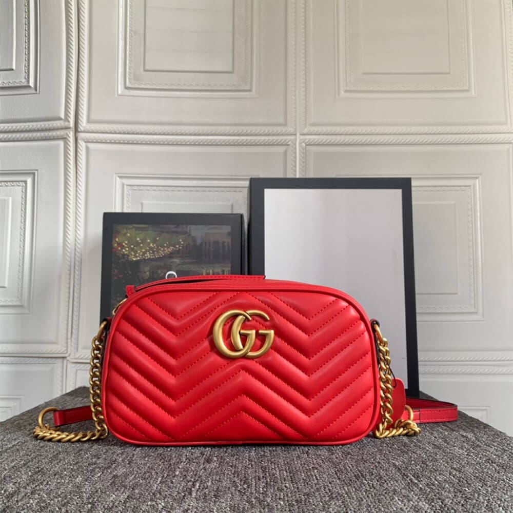 GUCCI Marmont small matelasse shoulder bag